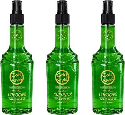 Gold Style After Shave Cologne 05 – 3 Stuk x 1200 ml – Verkoelende en Verzorgende Aftershave voor Mannen