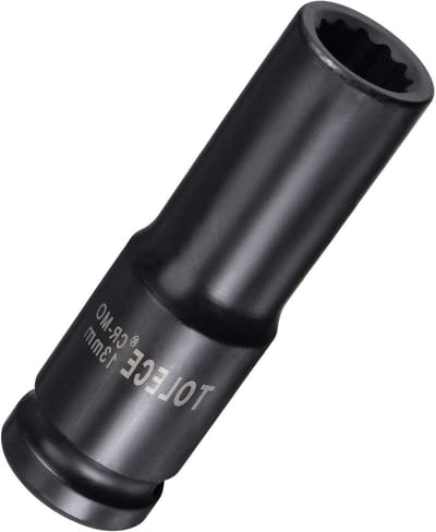 1/2-inch 13 mm 12-punts diepe impactaansluiting van CR-MO staal, 78 mm lengte, voor professioneel gebruik en hoge prestaties