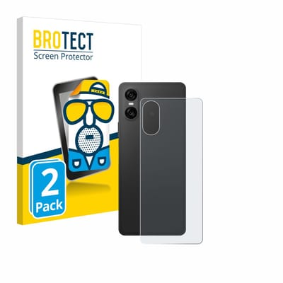 BROTECT - Screenprotector voor Sony Xperia 10 VI (Achterkant) - Folie Beschermfolie matte 2 Stuks