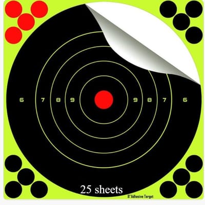 Spat Adhesive Doelen Stickers Bullseye Spat Papier Doelen Fluorescerende Schietdoelen Stickers voor Schietoefening.