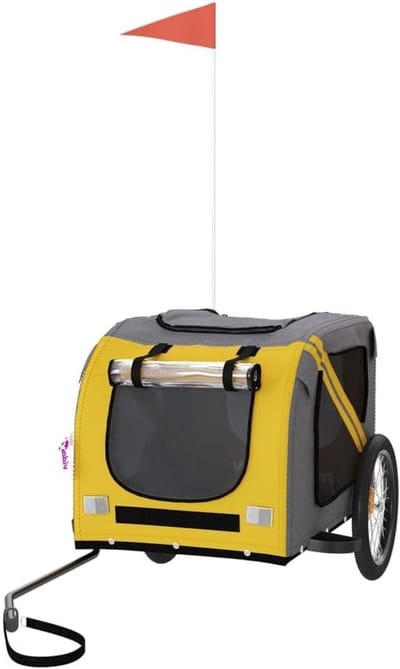Hondenfietskar - Fietskar Hond Buggy - Veilig Vervoer Huisdier - Waterafstotend Oxford Stof - 1335 x 69 x 735 cm