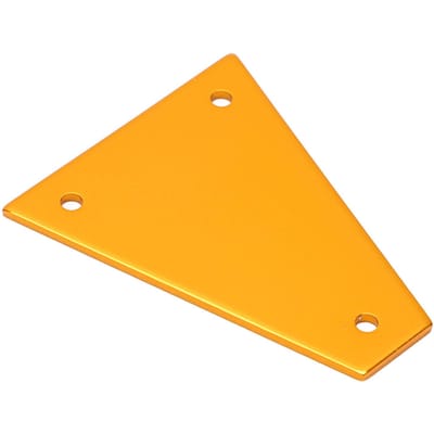 Gitaar Truss Rod Dekplaat 3 Gaten Metaal IJzer Elektrische Gitaar Onderdelen Accessoires Gouden orange