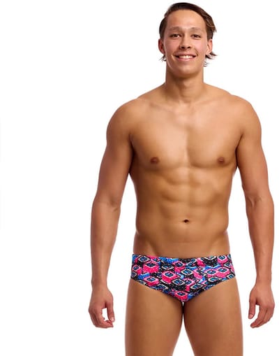 Funky Trunks Fts025m71904 Seamed Zwemslip Blauw AUS 36 Man