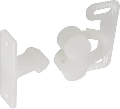 Meubelslot Insteek Met Schoot - Messing - 25 Mm