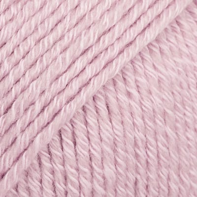 DROPS Cotton Merino Uni Colour - 05 poederroze - Wol/Katoen Garen