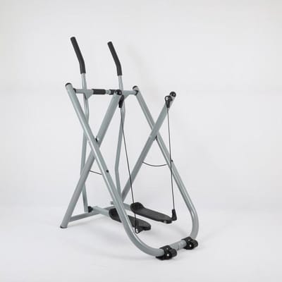 Opvouwbare Hometrainer - Elliptische Trainer Crosstrainer - Thuis Trainen - Ruimtebesparend Ontwerp - Tot 120 kg - Zilver