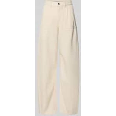 Wide leg jeans van lyocell