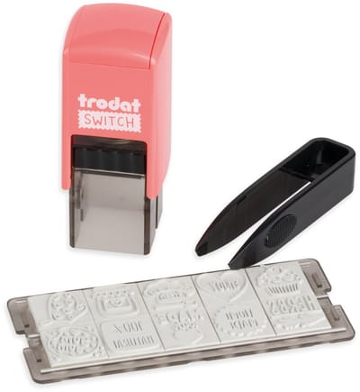 Trodat SWITCH koraal | zelfgemaakt