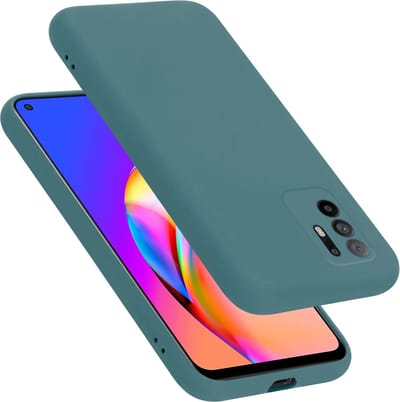 Cadorabo Hoesje geschikt voor Oppo A94 5G in LIQUID GROEN - Beschermhoes gemaakt van flexibel TPU silicone Case Cover