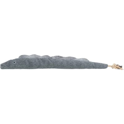 Trixie Be Nordic - Honden Speelgoed - Aal Karl - Pluche/Touw - Grijs - 94 cm