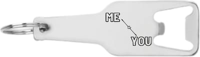 Akyol - ik en jij flesopener - Liefde - relatie - cadeau - 105 x 25mm
