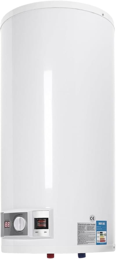 Warmwaterboiler - Opslagtank - Direct Warm Water - Instelbare Temperatuur - 80 Liter Capaciteit - Wit