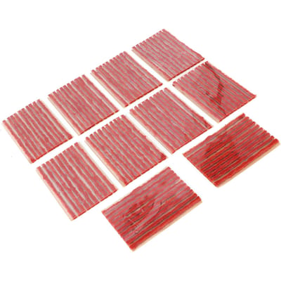 100 stuks 100x3mm Bandenreparatie Plug Tubeless Band Rubber Afdichtstrip Lekherstel voor Auto bruin