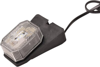 Aspock Flexipoint - wit - LED - 100 cm platte kabel - op houder