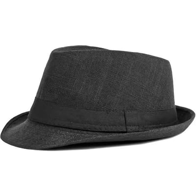 Lente Zomer Linnen Hoge Kwaliteit Britse Top Jazz Hoed Zonnehoed Dames Heren Middelbare Leeftijd Bruiloftsfeest Fedora's Bucket Hat Vader Cadeau gray