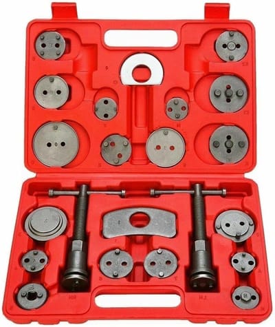 Remklauw Zuiger Tool - Schijfrem Gereedschap - Remonderhoud Auto - 22 Delige Set - Universeel - Zwart