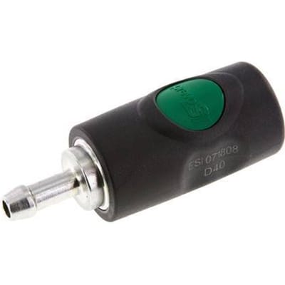 Composiet materiaal DN 7.4 Safety Luchtkoppeling Snelkoppeling met Drukknop 8 mm Slangpilaar