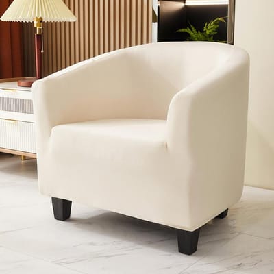 Stevige Clubfauteuil Hoes Stretch Tonfauteuil Hoezen Bedrukte Kuipstoelhoezen Zachte Spandex Leunstoel Bankhoes Afneembaar 1 piece