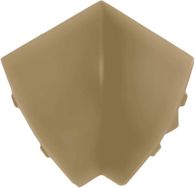 Afdekprofiel binnenhoek - Keukenstrip werkblad - Werkblad afsluiten - Flexibele randen - 23 x 23 mm - Indisch hout