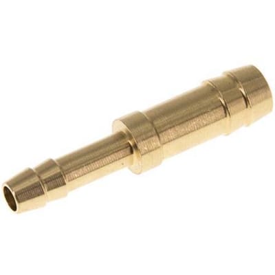 9 mm & 6 mm Messing Slangkoppeling [2 Stuks]