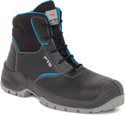 FTG ARROW werkschoen S3 SRC Zwart/Lichtblauw 40
