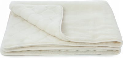 Wollen Deken 100% Wol Merino & Kameel Blend - OnceDoce® 450 g/m² Heerlijk Zacht Ademend en Warm – ALABASTER - Wasbaar - 240x200cm