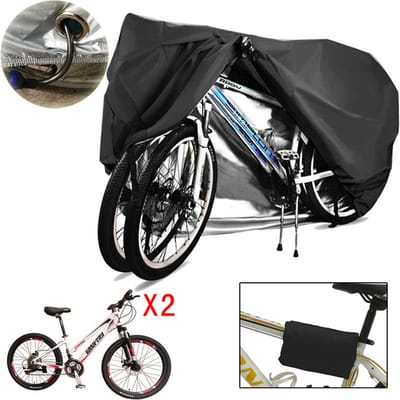 Hoppa! Universele fietshoes voor 1–2 fietsen – waterdicht, inclusief opbergtas voor onder het zadel