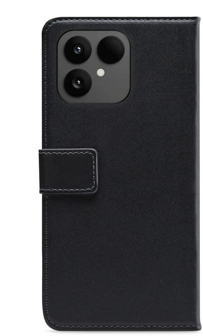 Mobilize Telefoonhoesje geschikt voor Fairphone 6 Hoesje | Mobilize Classic Gelly Bookcase Portemonnee | Pasjeshouder voor 2 Pasjes | Telefoonhoesje voor Pinpas / OV Kaart / Rijbewijs - Zwart