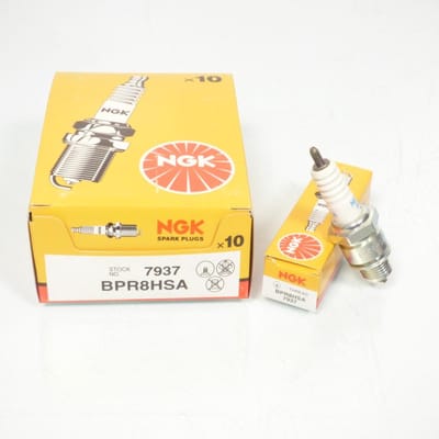 Bougie NGK voor Scooter Aprilia 50 SR 2000 tot 2003 BPR8HSA / doos van 10 Nieuw