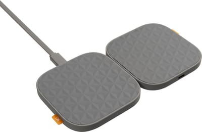 Xtorm Draadloze charger Duo - Wireless oplader tot 15W met ingebouwd magnetisch kliksysteem - donkergrijs