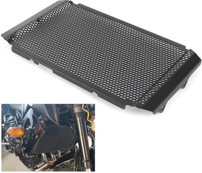 Dailygoods- Radiator Grille Cover Zwart - Motorfiets Radiator Beschermer - Compatibel met XSR900/MT-09/FZ-09 - Eenvoudige Installatie - Hoogwaardige Componenten - Betrouwbaar in Gebruik - Radiatorbeschermer