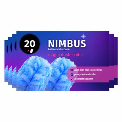 NIMBUS Magic Duster Navulling - 6 x 20 stuks - Voordeelverpakking