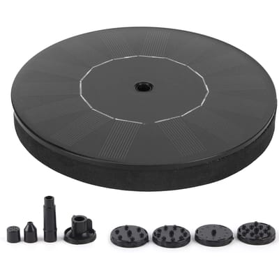 Zwevende Fontein Buiten Zonne-energie Waterfontein Kit Ornament voor Tuinlandschap601