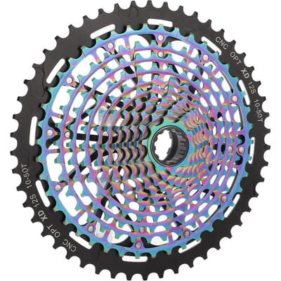 12-Speed Fiets Cassette 10‑50T Ultralicht Geïntegreerd Fiets Vliegwiel voor Mountainbike Accessoires Kleurrijk gray