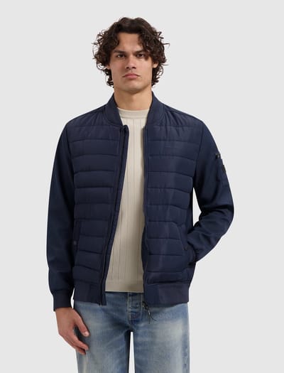 PURE PATH Softshell Padded Jacket Jassen Heren - Zomerjas - Beige - Maat XXL