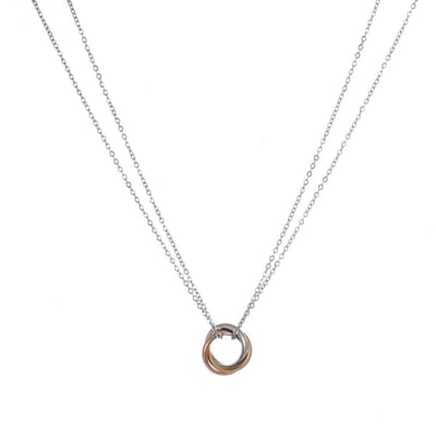 Go Dutch Label Collier 3 verschillende ring Silver N2291-1