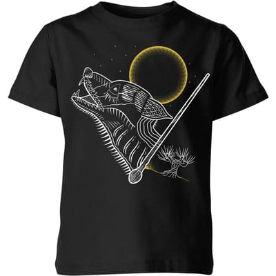 Harry Potter Lupin kinder t-shirt - Zwart - 98/104 (3-4 jaar)