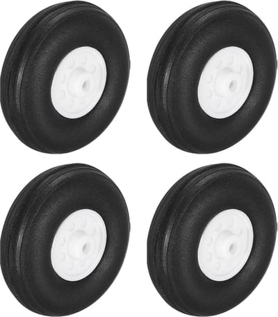 4 Stuks Lichte RC Vliegtuigwielen 1.3 Inch PU Schuim Rubber voor Modelvliegtuigen