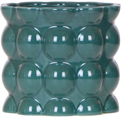 Kolibri Home | Cotton Shine sierpot - Green - Ø12cm