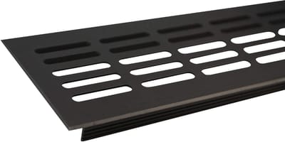 Ventilatierooster Aluminium - Luchttoevoer - Woning Ventileren - Diverse Maten - 300mm Lengte - Bruin