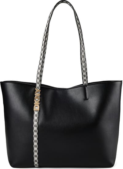 DKNY schoudertas shopper Avril Tote Bag Black / Gold zwart