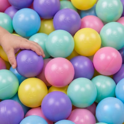 Vanaf dag Één: 50 Ballen voor Ballenbak - 5,5cm Plastic Baby Speelballen Kinder Speelgoed Ballen