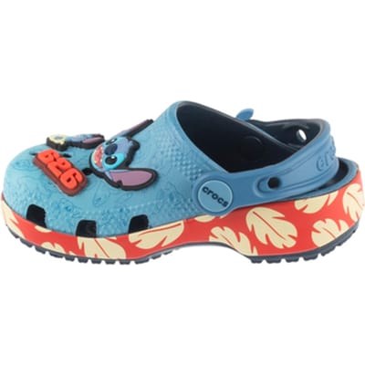 Crocs Classic Stitch Clog T, voor meisje, Blauw, Slippers, maat: 22/23