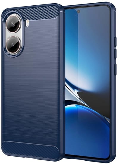 Coverup Hoesje - Geschikt voor Xiaomi Poco X7 Pro Hoesje - Coverup Armor Brushed TPU Back Cover - Blauw