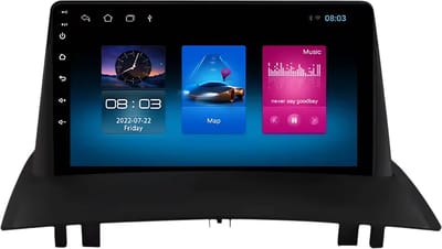 Autoradio met bluetooth - Carplay - Geschikt voor Renault Megane 2 (2002-2009) - Geschikt voor Apple en Android - Stereo - Navigatie - Navigatiesysteem auto - 1GB 16GB