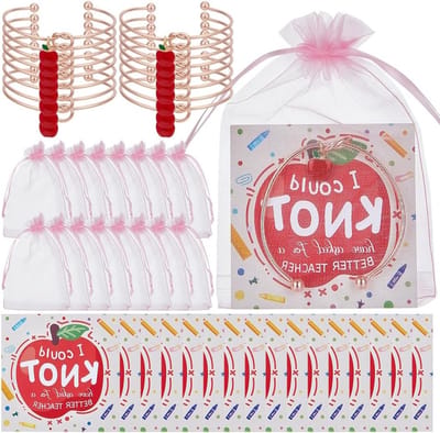 48 Stuks Erkenningskaarten en Geschenkzakjes voor Leraren, Perfect voor Afstuderen en Bedankjes