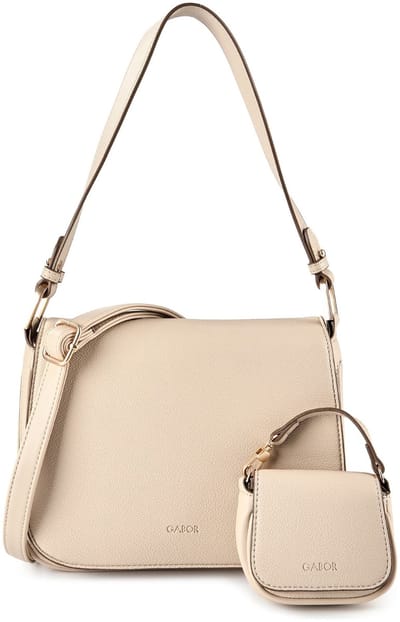 Gabor schoudertas Devika Flap Bag Beige