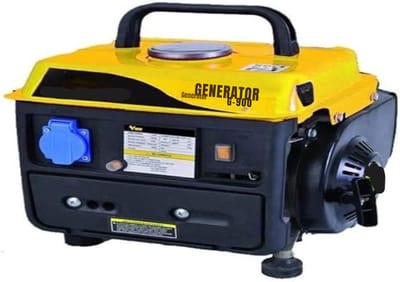 REN® Aggregaat - Aggregaat Benzine - Powerstation - - 650 W - 230V - Geel-Zwart - ‎38cm x 34cm x 33cm