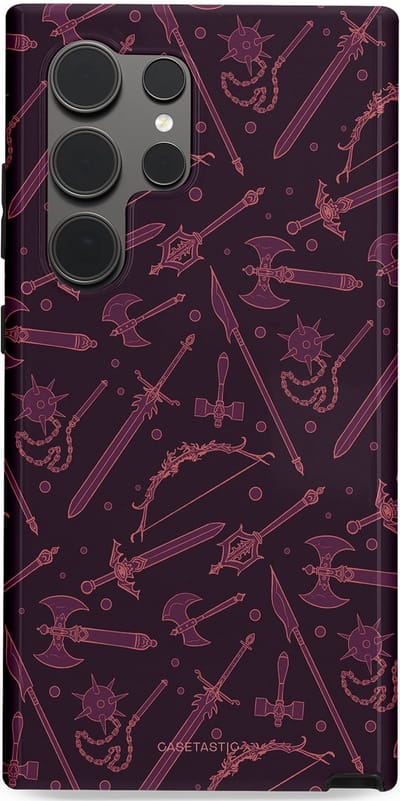 Casetastic Hoesje Geschikt voor Samsung S24 Ultra - Stijlvolle Beschermende Duo-layer Case - Morgenster