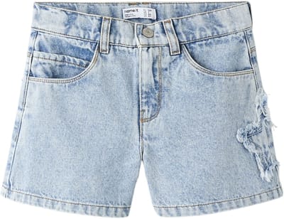 NAME IT - NKFROSE HW MOM DECO DNM SHORTS 8006-IM J - Meisjes - Bermuda shorts